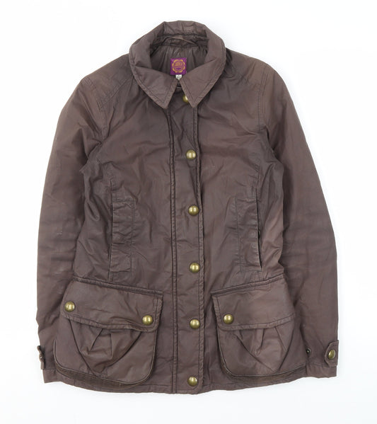 Joules Women's Brown Overcoat Jacket - XS