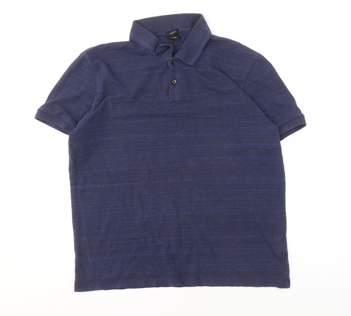 Hugo Boss Men's Blue XL Regular Fit Polo Shirt