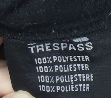 Trespass Men's Black Fleece Jacket Size M