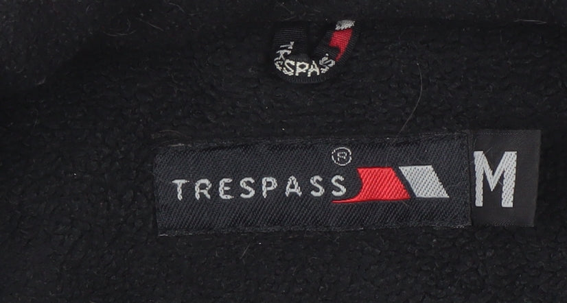 Trespass Men's Black Fleece Jacket Size M