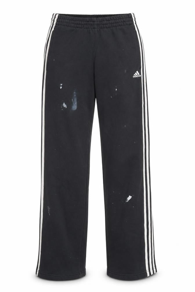Front view of Adidas Women's Black XS Track Pants Gym Training Trousers
