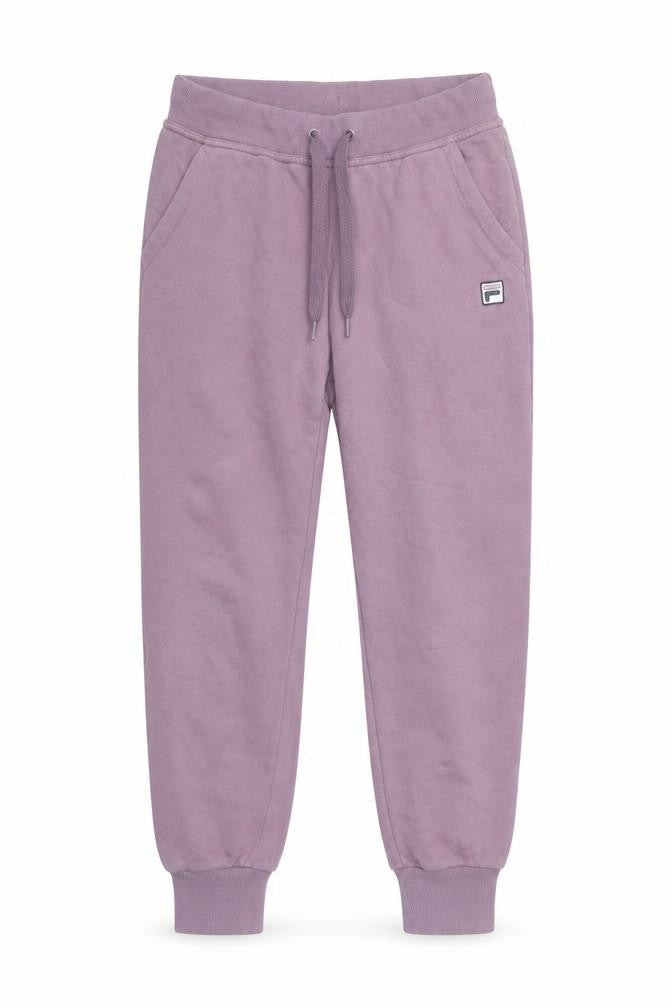 Front view of Fila Women's Purple Jogger Trousers, size S