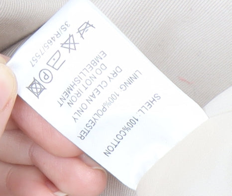 Fenn Wright Manson Women's Beige Shift Dress Size 14