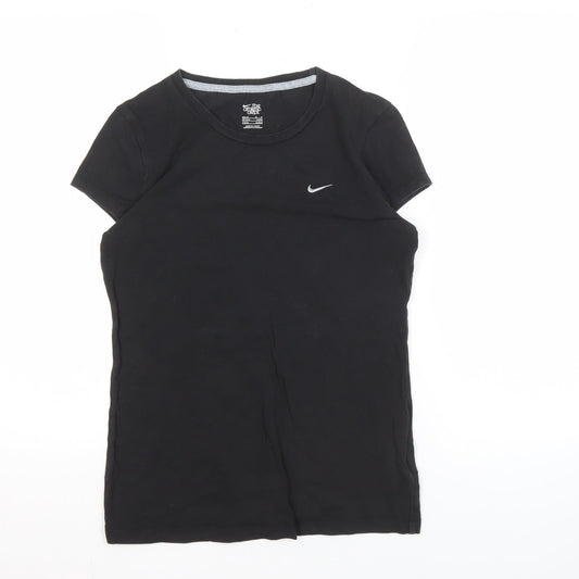 Nike Women's Black Active T-Shirt Size 12