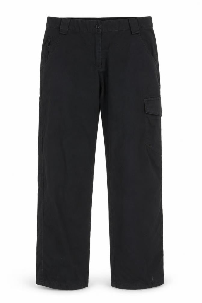 Dickies Womens Black Cargo Trousers, Size 14, Straight Leg