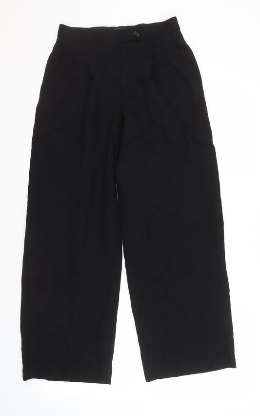 Giorgio Armani Women's Black Wool Trousers - Size 12