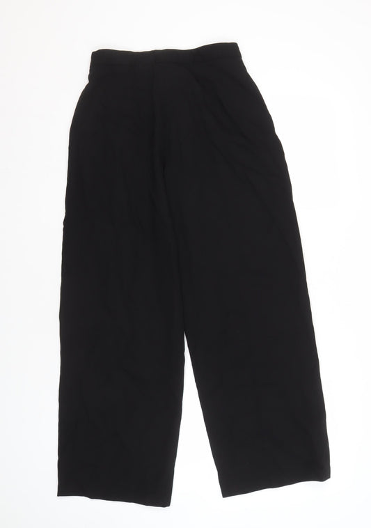 Giorgio Armani Women's Black Wool Trousers - Size 12