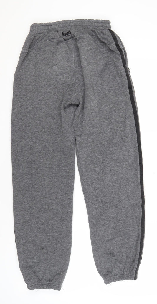 Lonsdale Boys Grey Jogger Trousers 13 Years