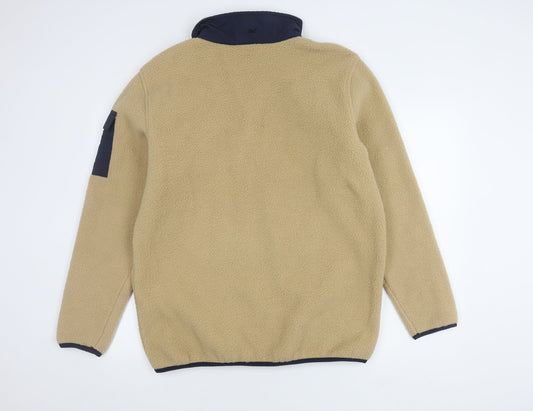 Regatta Men's Beige Henley Fleece Sweatshirt L