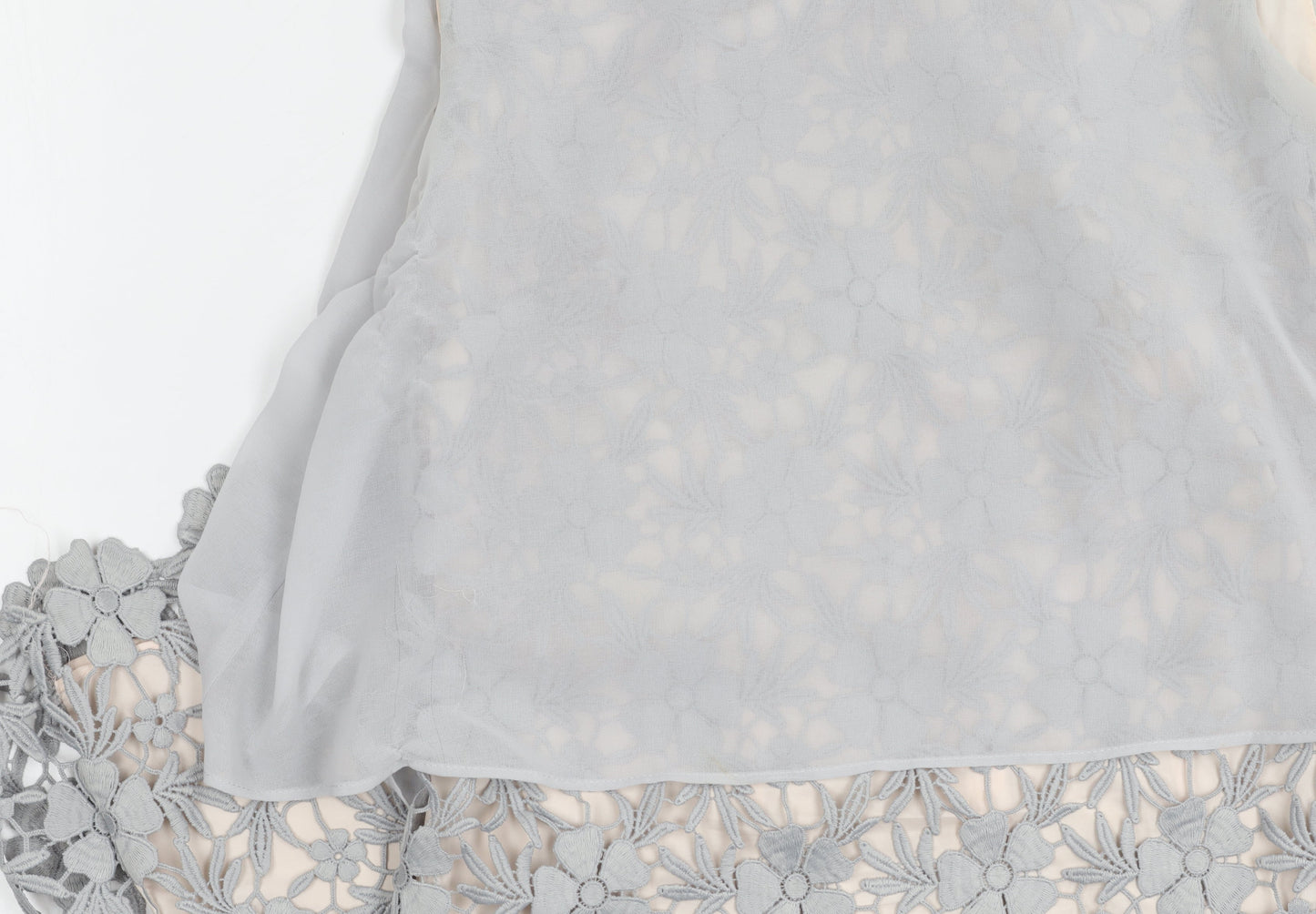 Phase Eight Women's Grey Floral UK 12 Dress