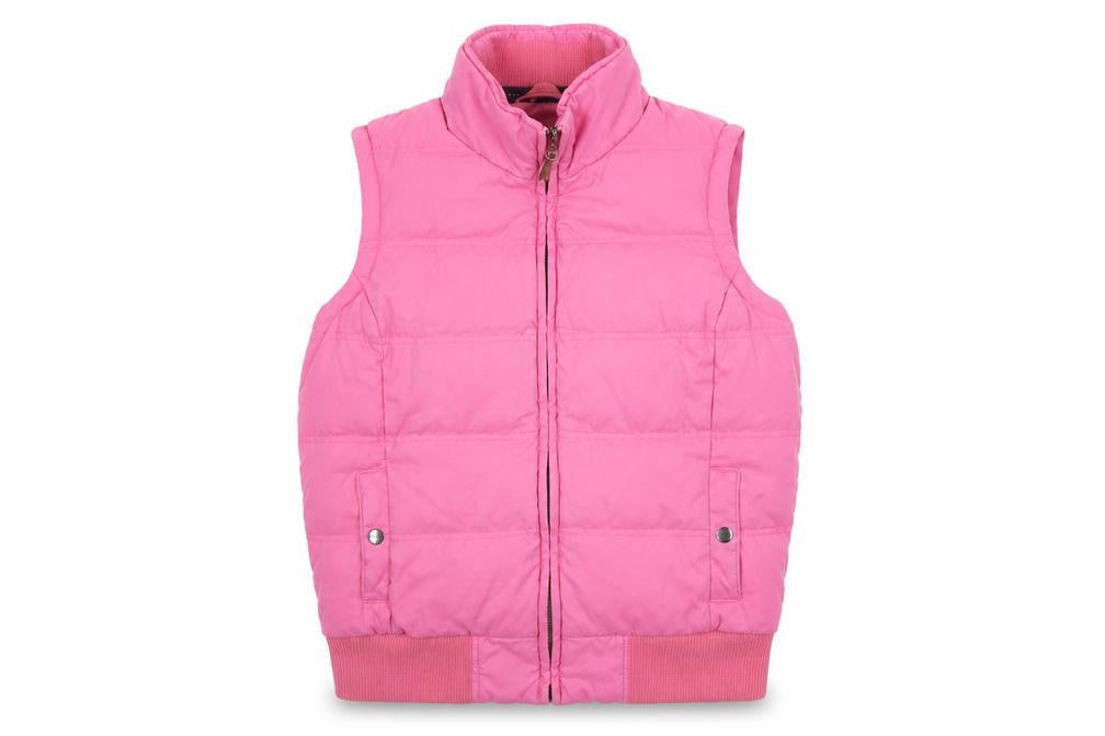 FatFace Women's Pink Puffer Waistcoat Vest Size 12