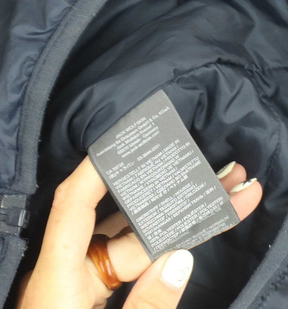 Jack Wolfskin Men's Blue Puffer Jacket L