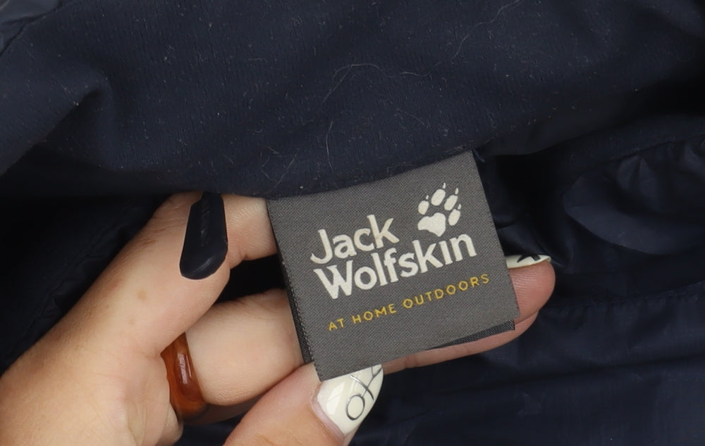 Jack Wolfskin Men's Blue Puffer Jacket L