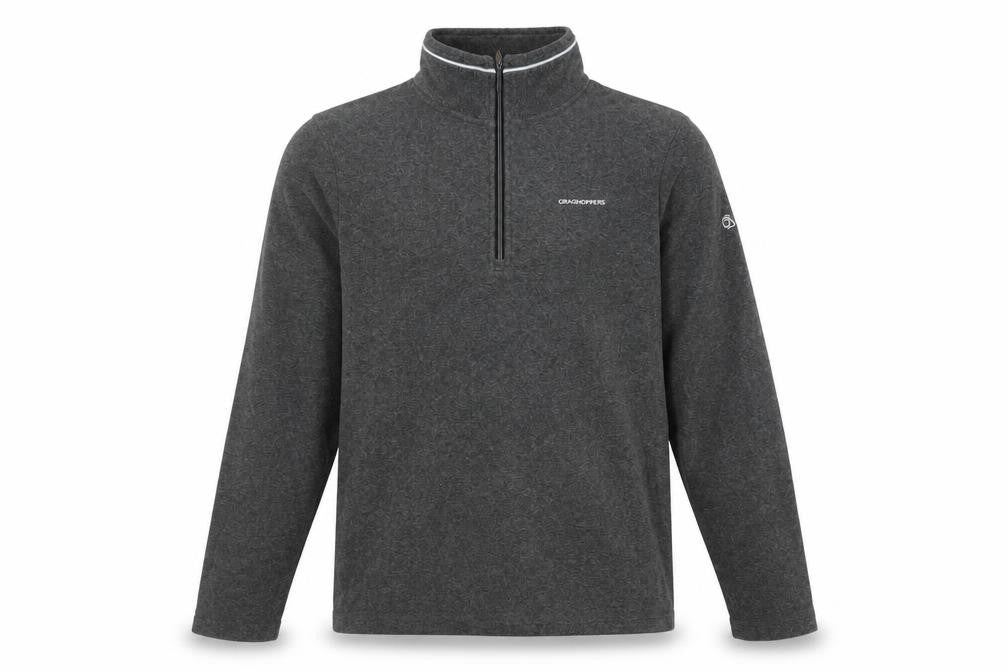 Mens UK M Regular Craghoppers Grey Henley Sweatshirt