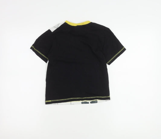 Illumination Boys Minions Graphic T-Shirt, 7-8 Years, Black/Multicoloured