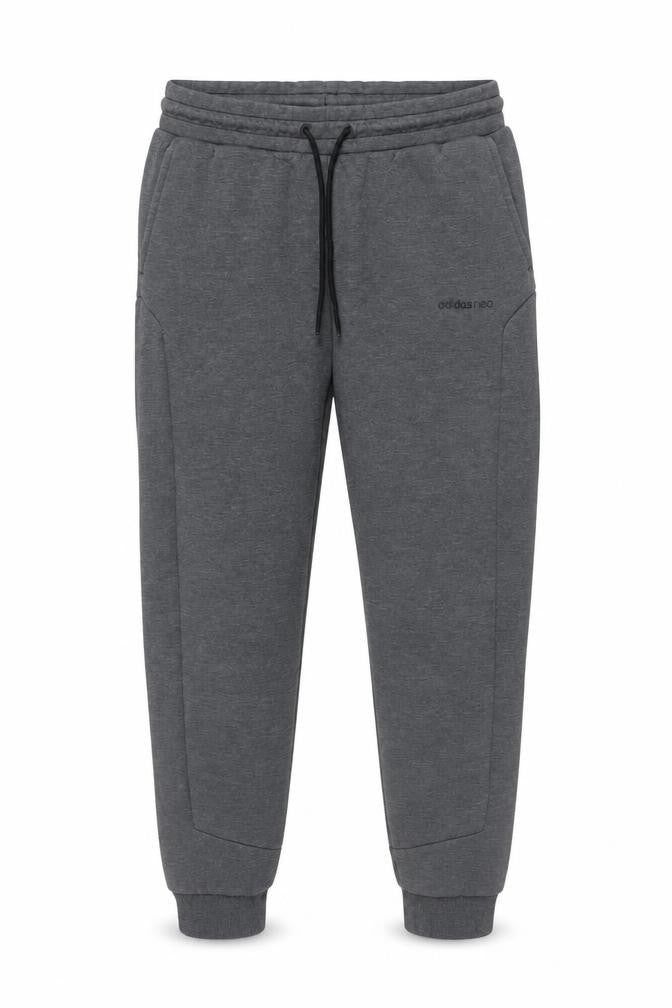 Front view of Adidas Men's Grey Jogger Trousers S
