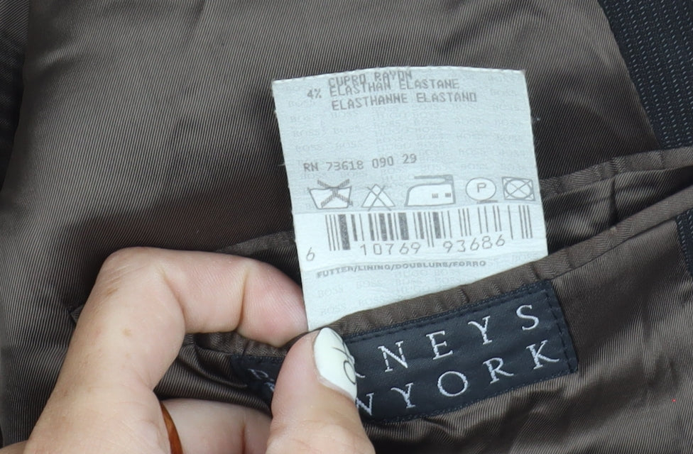 Hugo Boss Men's Brown Wool Blazer, 40, Classic Style