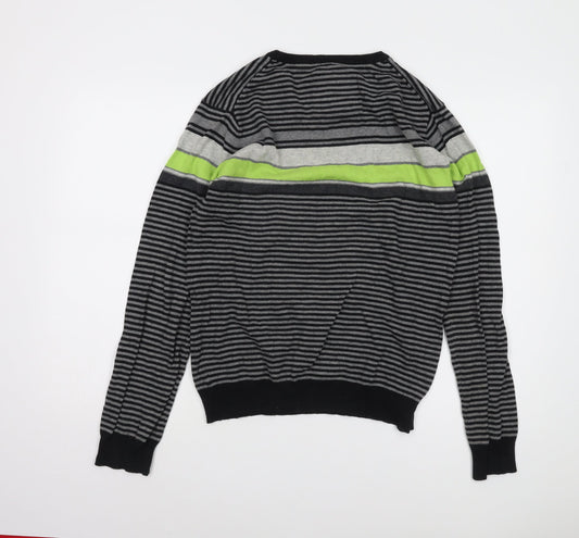 Aeropostale Men's Striped Pullover Jumper M