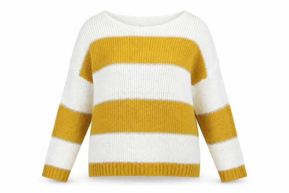 Isabella D. Women's Multicoloured M/L Pullover Jumper
