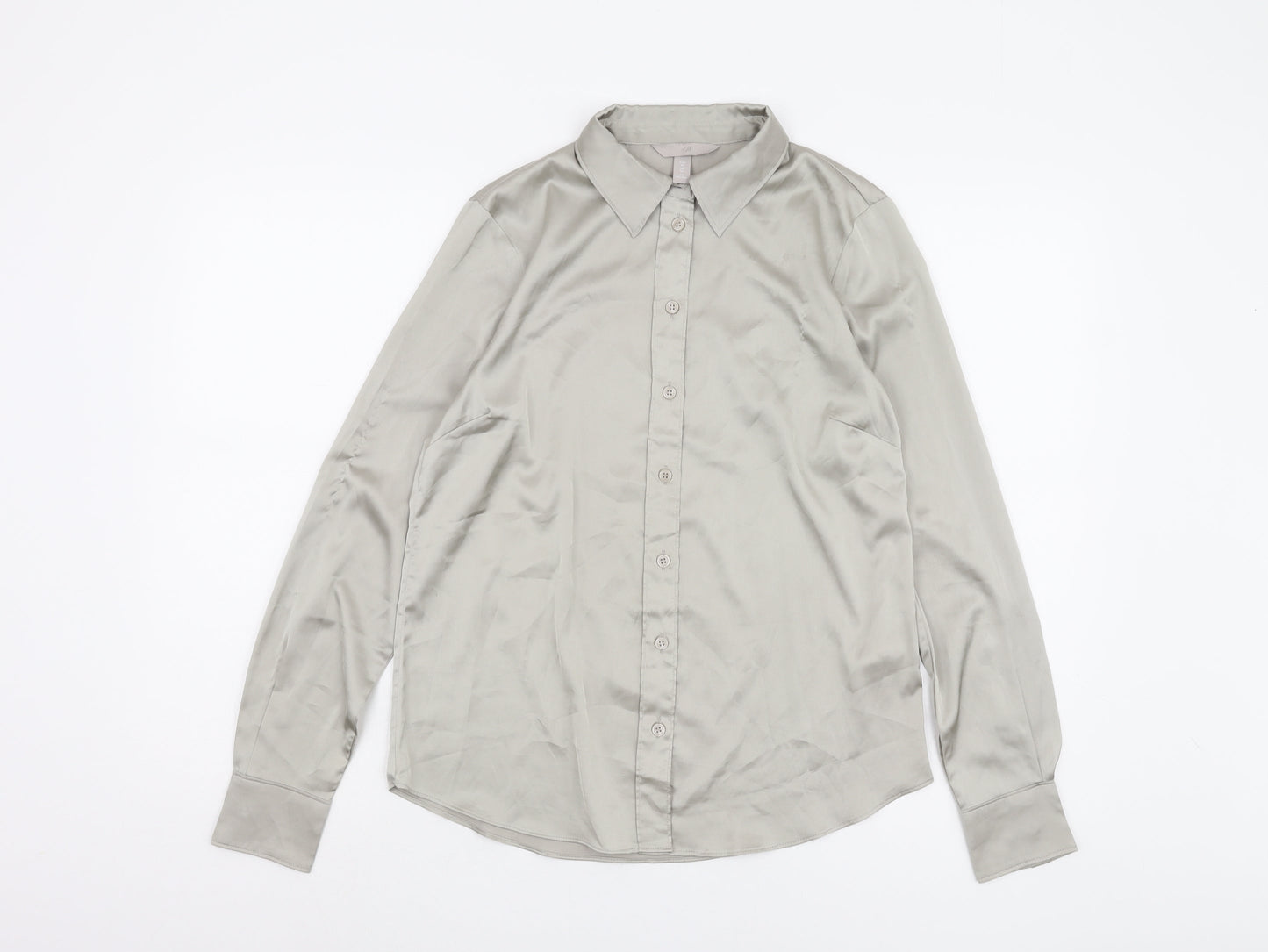 H&M Women's Grey XS Button-Up Shirt