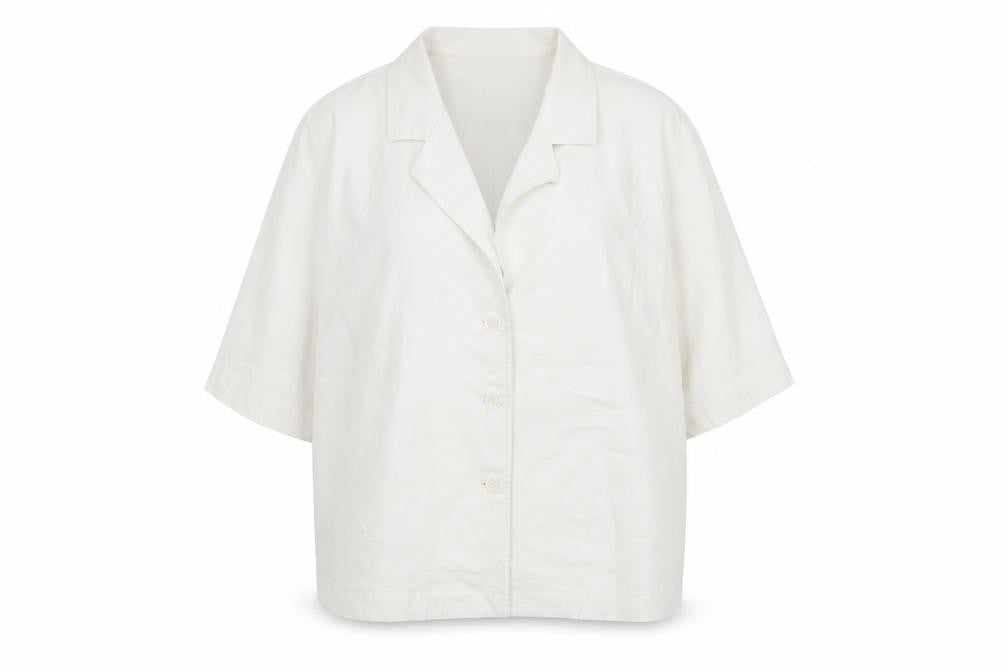 Fosby Design Women's Ivory Linen Blazer Size 16