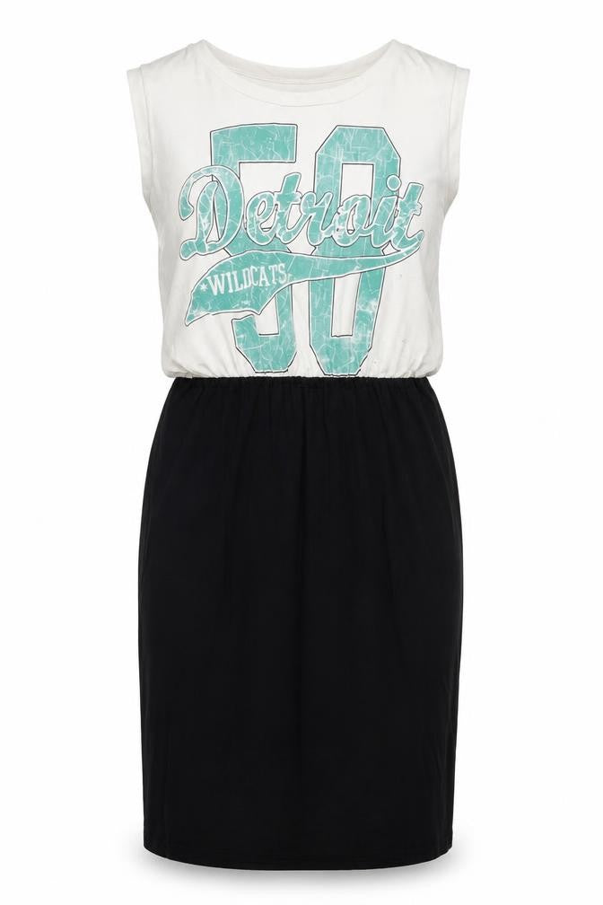 River Island Women’s Black Graphic T-Shirt Dress 10