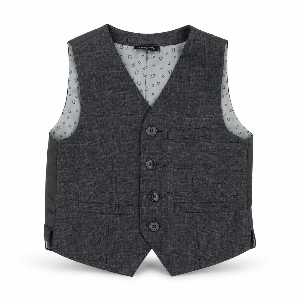 Next Boys Grey Formal Waistcoat 3 Years Polyester Viscose