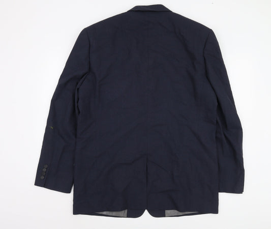Next Men's Blue Blazer, Regular Fit, 42R, Formal Jacket
