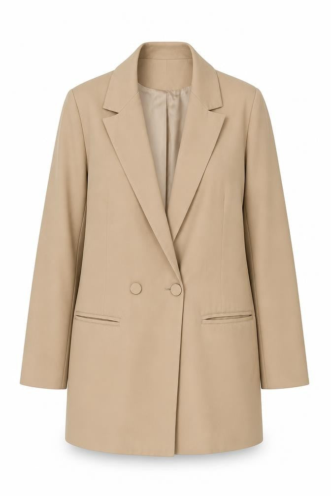 Missguided Women's Beige Blazer Size 8 with Lining