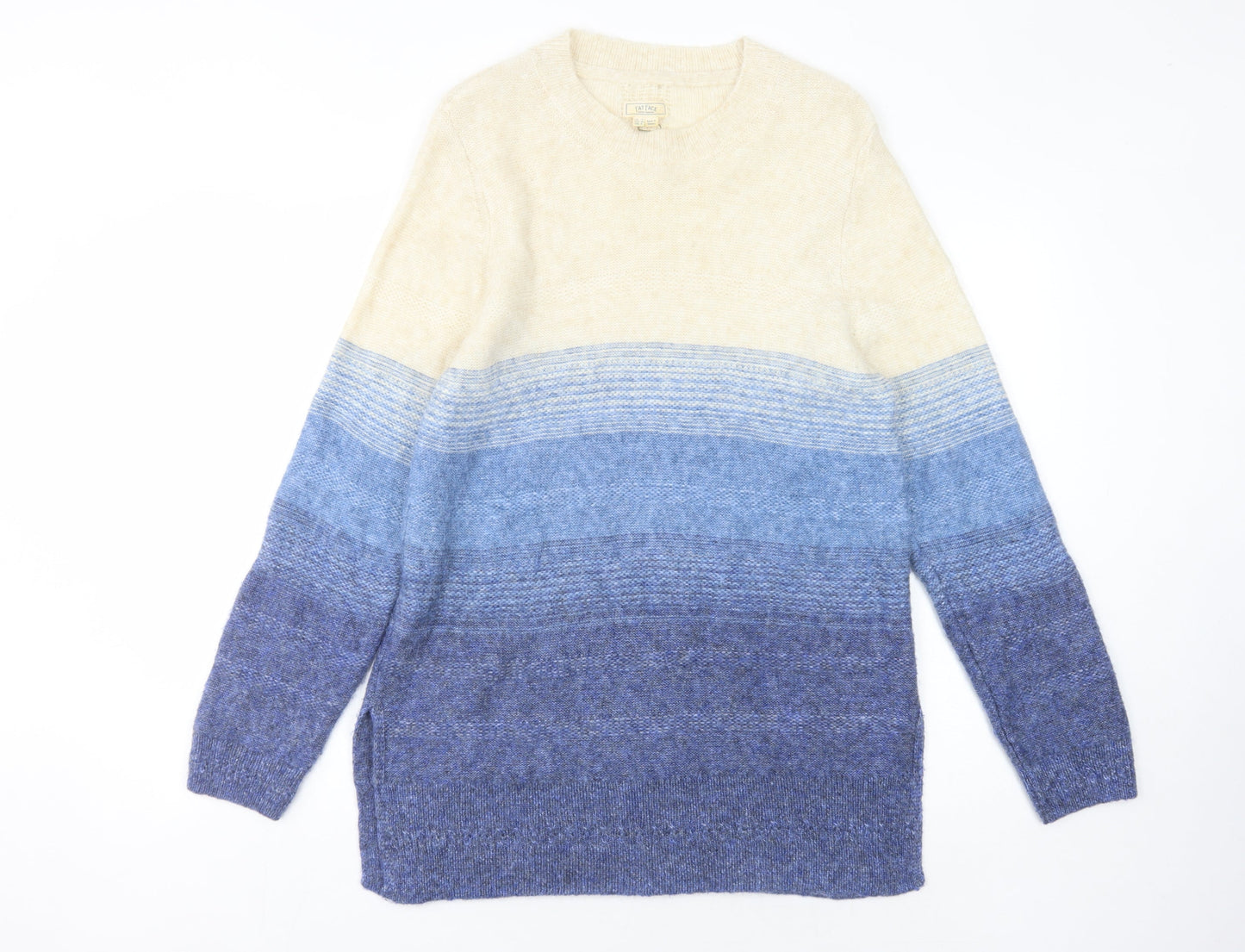 Fat Face Women's Blue Multicoloured Jumper, Size 12