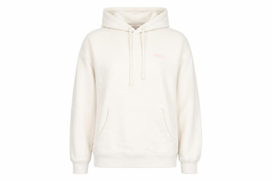 Unisex Adults UK S Regular FILA Ivory Pullover Hoodie