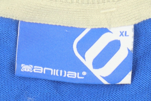 Animal Men's Blue XL Pullover Jumper with Logo