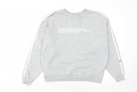 Calvin Klein Women's Grey Sweatshirt XS - Logo Pullover