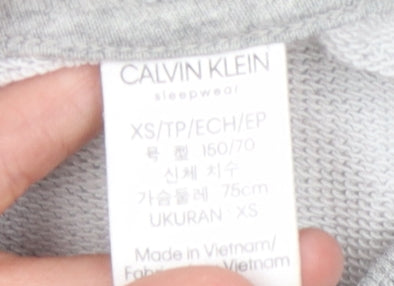 Calvin Klein Women's Grey Sweatshirt XS - Logo Pullover