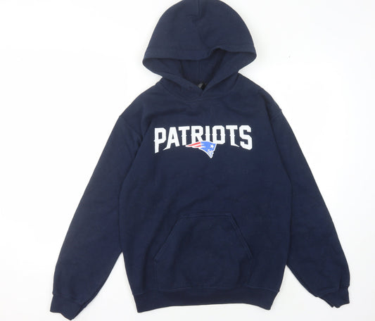 NFL Team Apparel Blue Hoodie Unisex Adults S