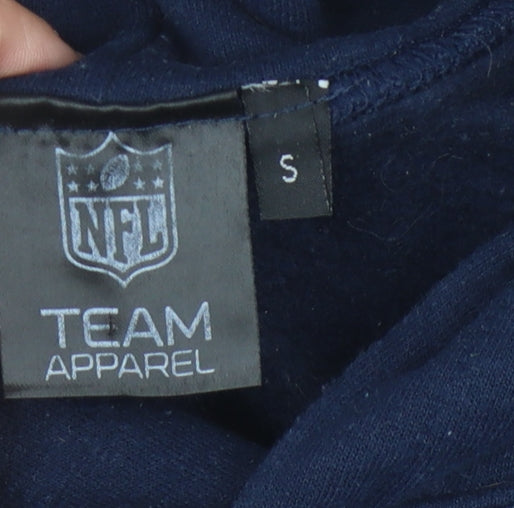 NFL Team Apparel Blue Hoodie Unisex Adults S
