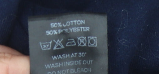 NFL Team Apparel Blue Hoodie Unisex Adults S