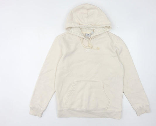 Adidas Unisex Ivory Pullover Hoodie Small