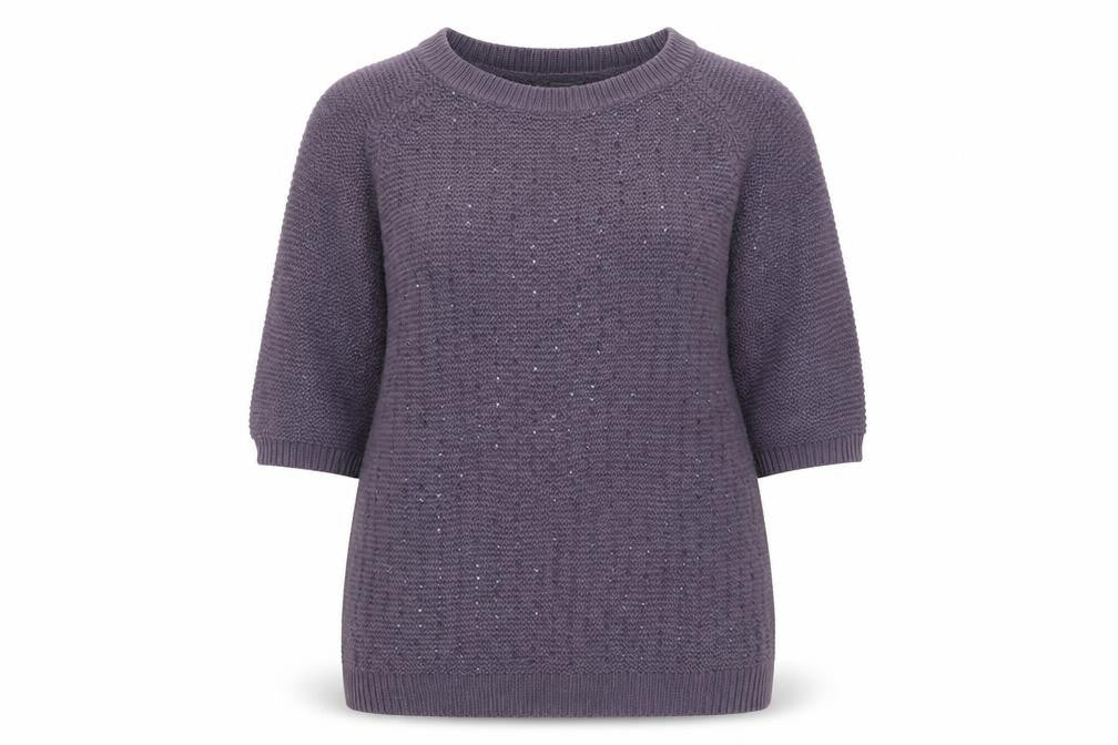 Womens UK 8 Regular mamas & papas Purple Pullover Chunky-Knit