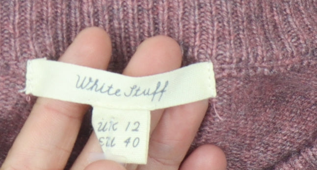 White Stuff Women's Pink Pullover Jumper Size 12