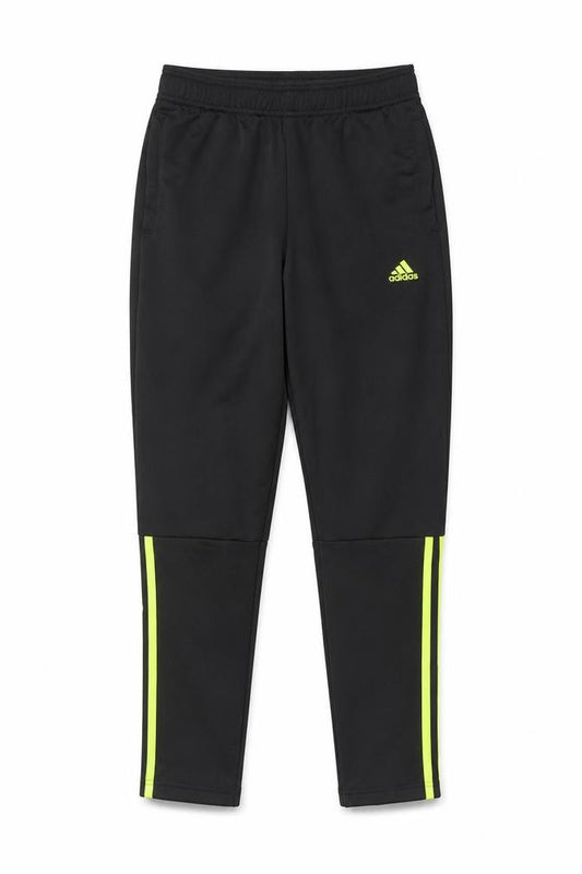 Adidas Boys Black Jogger Trousers with Side Stripe, Size 14