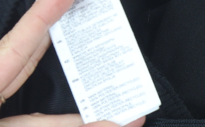 Adidas Boys Black Jogger Trousers with Side Stripe, Size 14