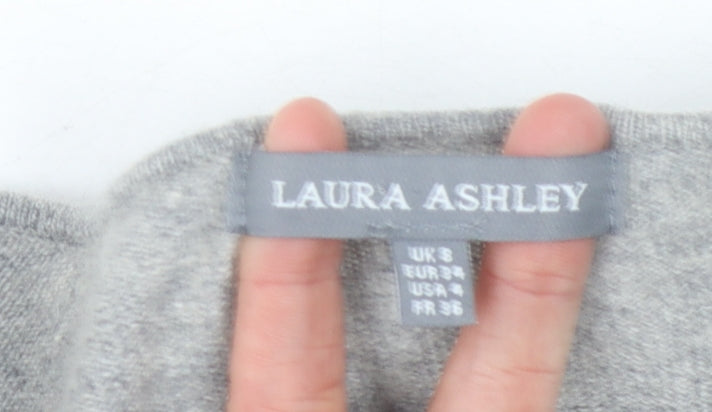 Laura Ashley Women's Grey Cardigan UK 8