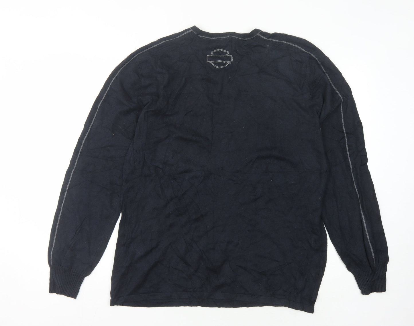 Harley-Davidson Men's Black M Pullover Jumper