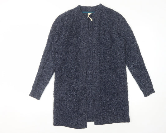 White Stuff Women's Blue Open Front Cardigan UK 10