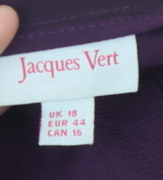 Jacques Vert Women’s Purple Floral Skirt, Size 18