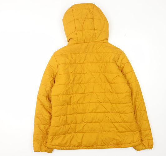 Peter Storm Women's Yellow Puffer Jacket Size 14