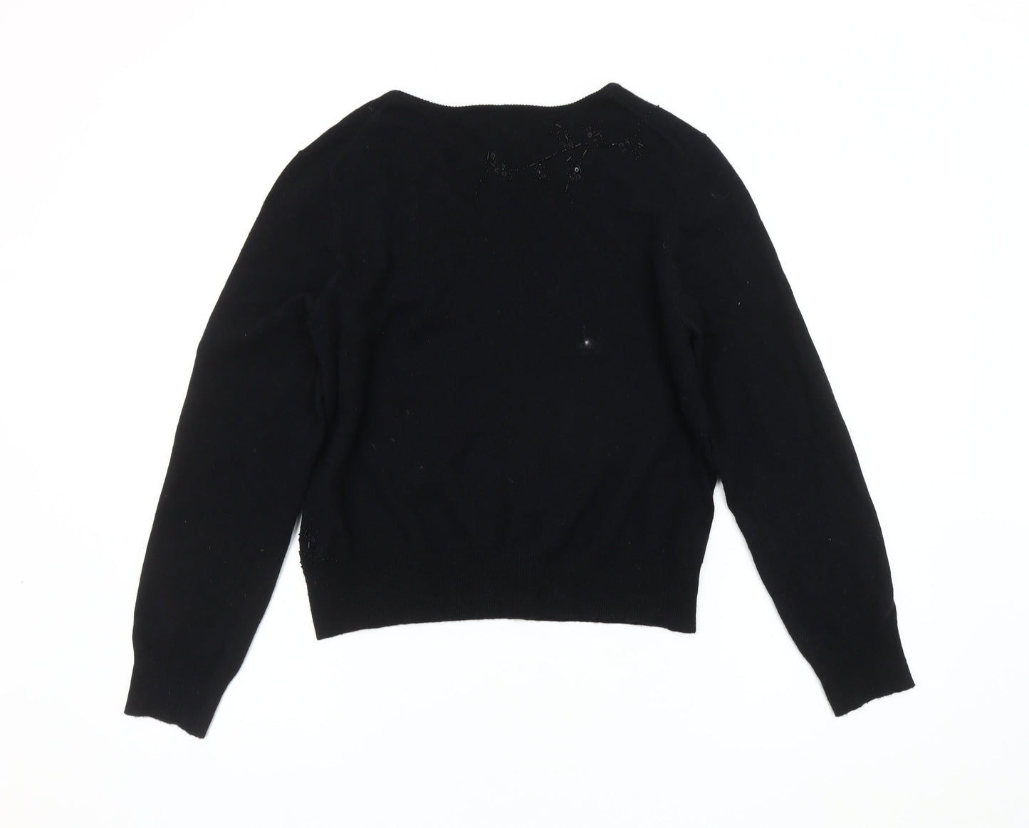 Paul Costelloe Women's Black Cardigan Size L