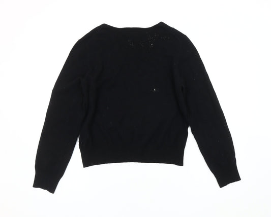 Paul Costelloe Women's Black Cardigan Size L