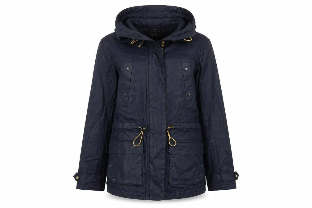 Next Women's Blue Hooded Parka Jacket Size 14